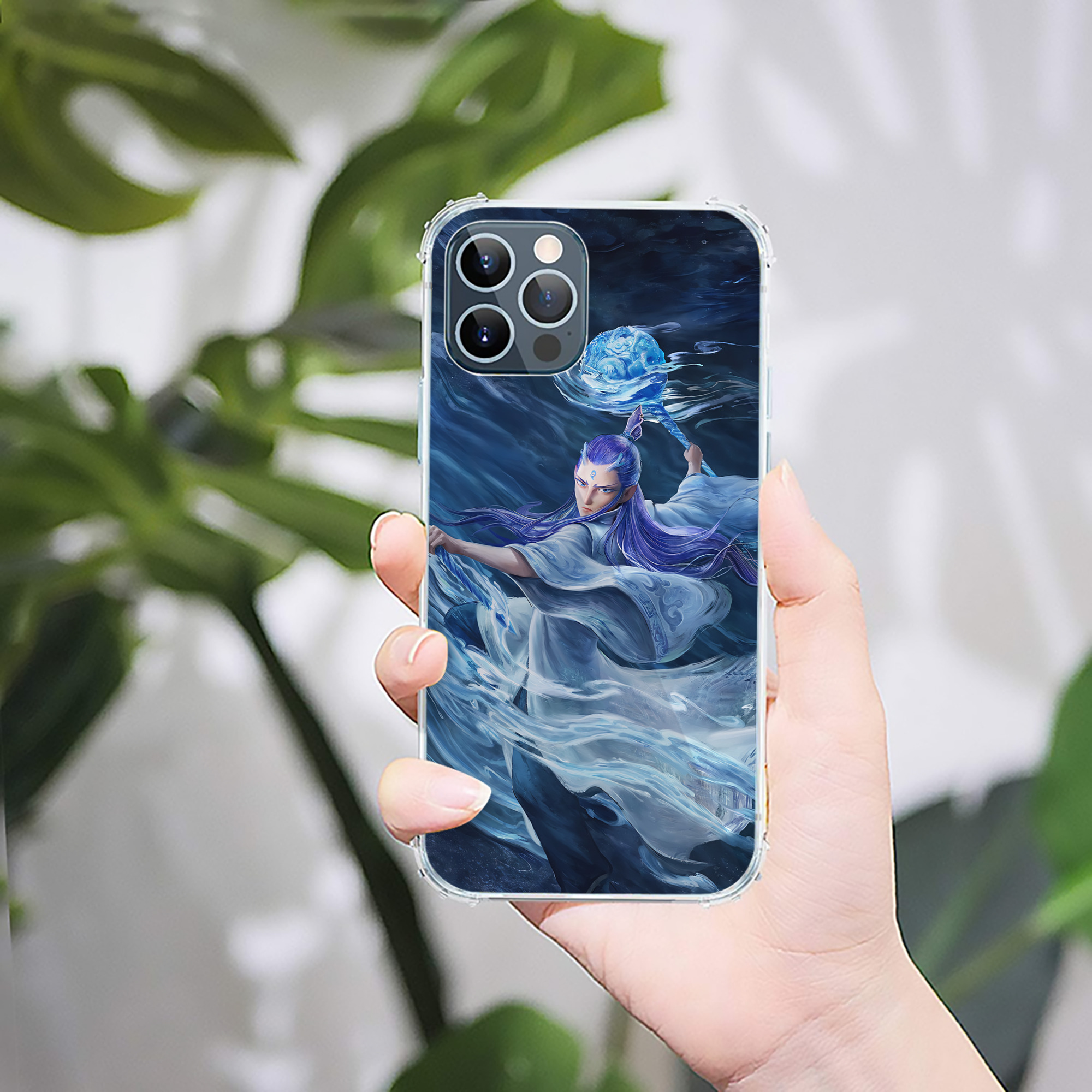 （画像用） Ne Zha 2 ナタ 魔童の大暴れ 【iPhone 12シリーズ対応】透明スマホケース（クリアソフトケース）